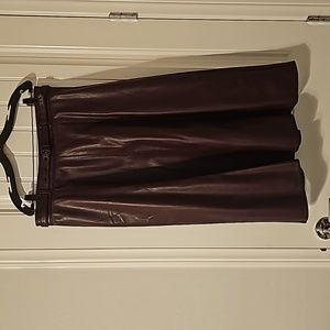 NWOT Ann Taylor Faux Leather Skirt